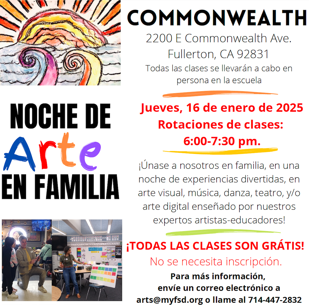  Family Arts Night - Spanish